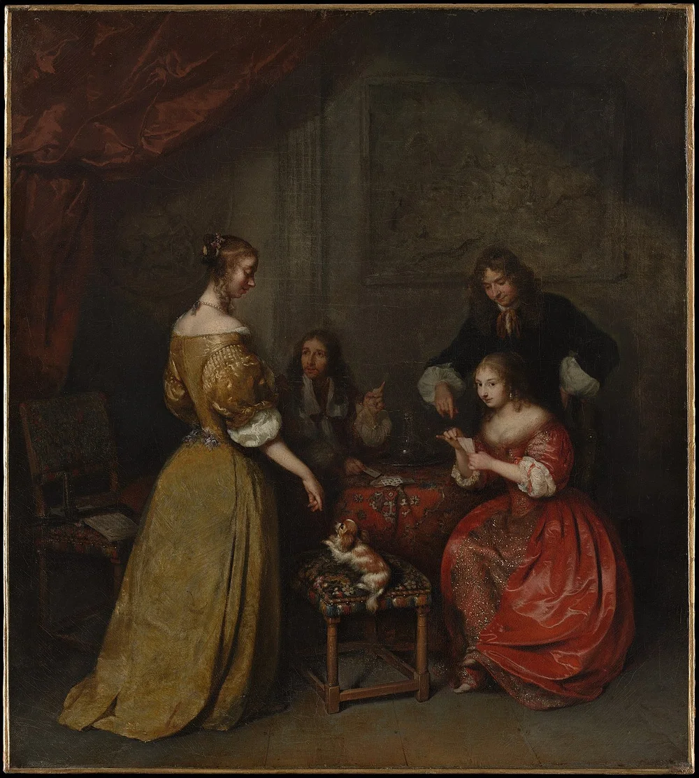 January 31st, 2026: Venus Quincunx Jupiter Rx — Ruby Slipper Astrology 1 1280px The Card Party MET DP143200