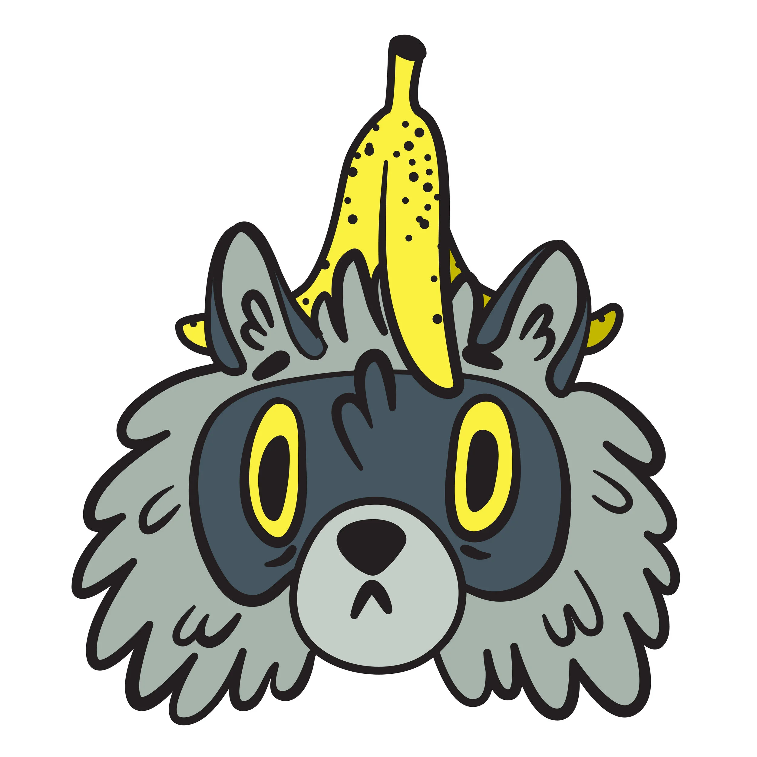Potential pin design of a trash panda aka raccoon