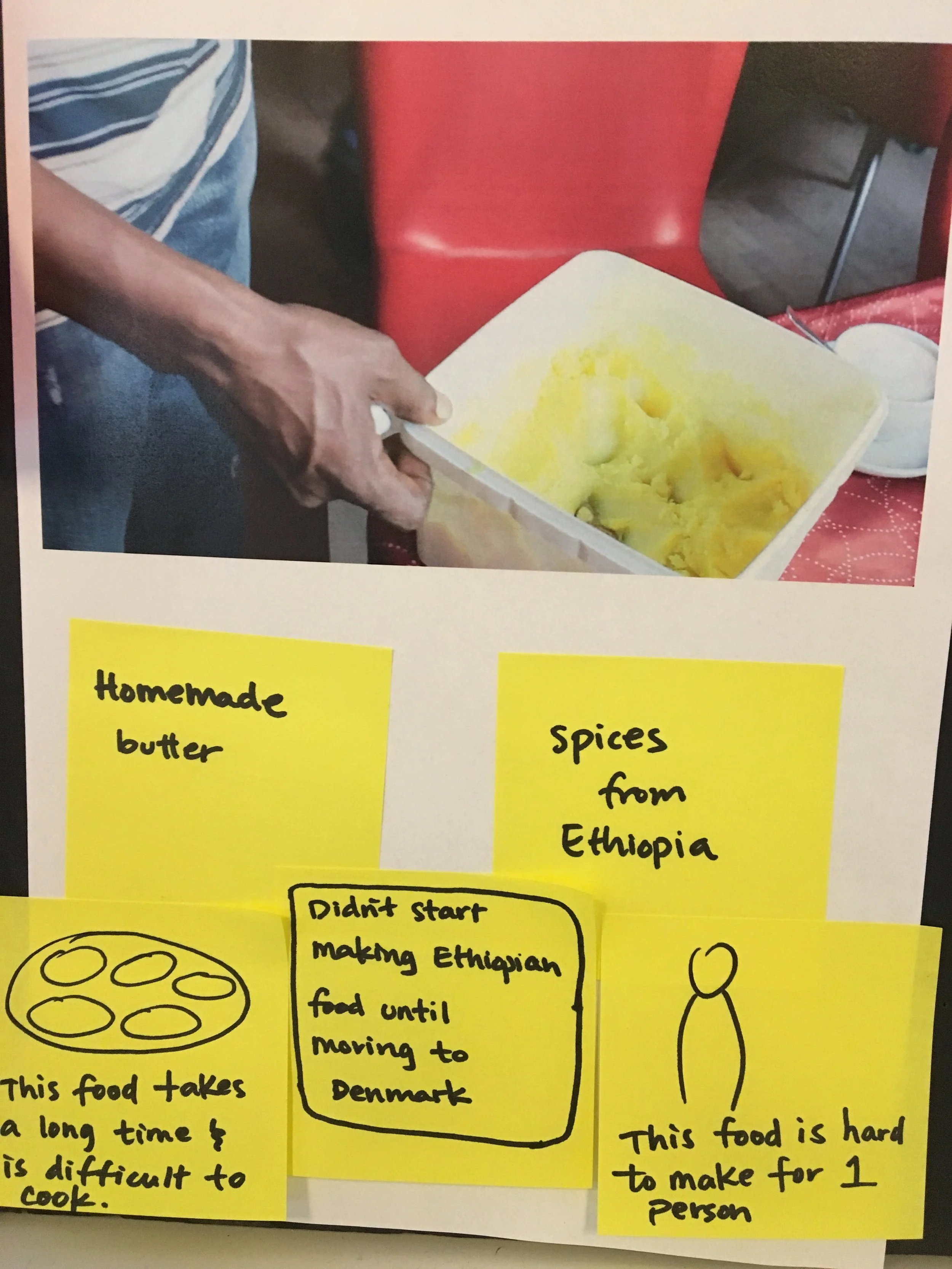 Isayas, the owner of Ma'ed Ethiopian Restaurant in Copenhagen explains how he makes his own Ethiopian style butter