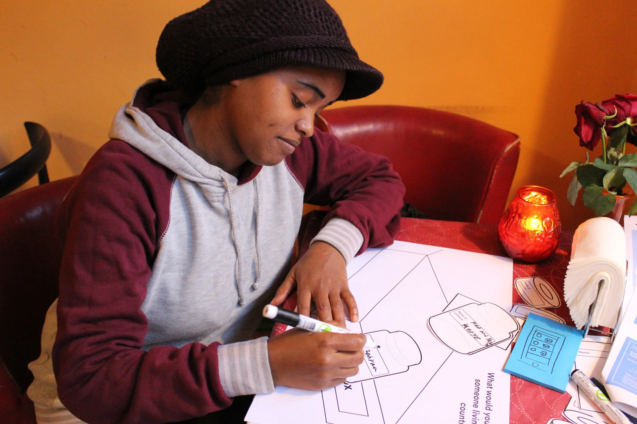Meeting with Zahraa, originally from Somalia 