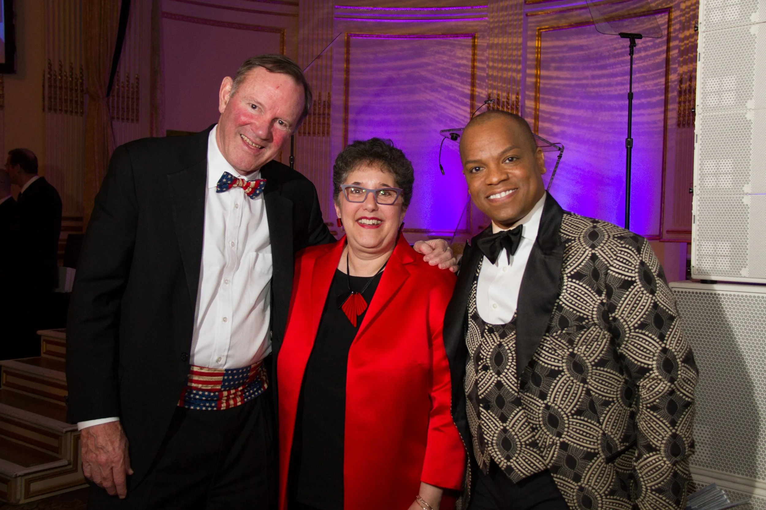 Don Graham, Chairman, Graham Holdings; Emily Barr, President/CEO Graham Media Group; Darrian Ford, Entertainer