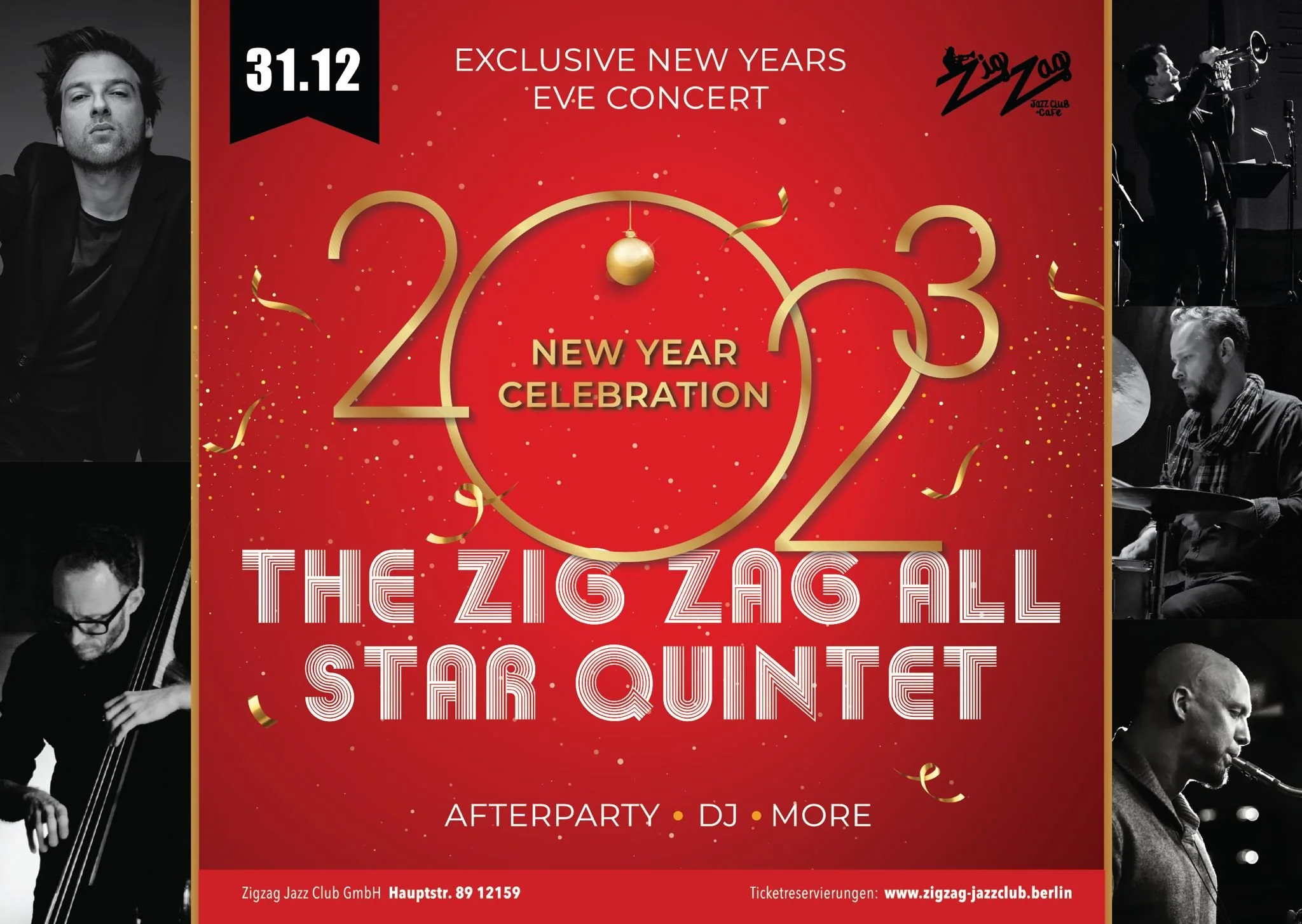 Zig Zag Jazz Club Silvesterparty 2023!!! (AUSVERKAUFT)
