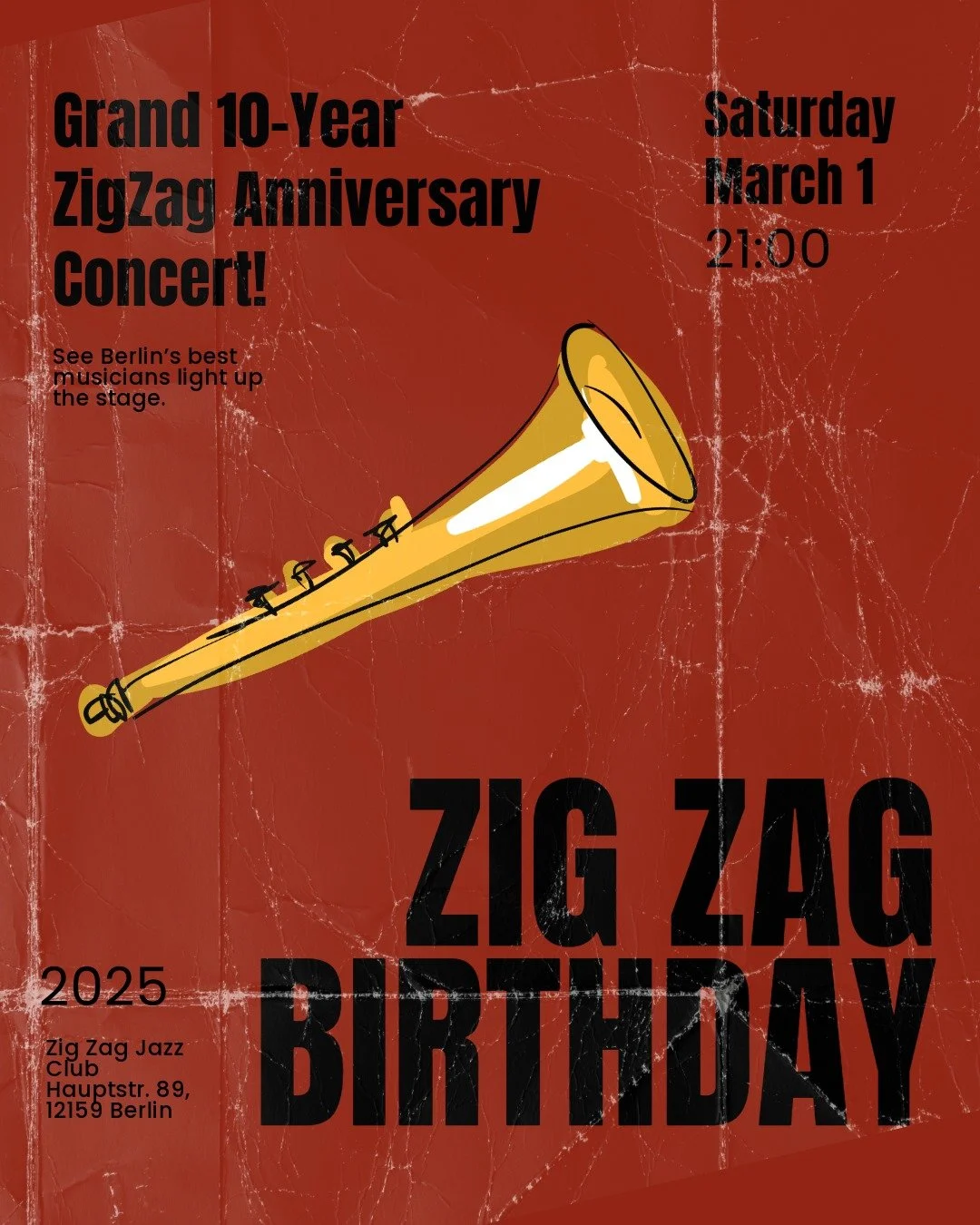 10 Year Zig Zag Birthday Celebration!