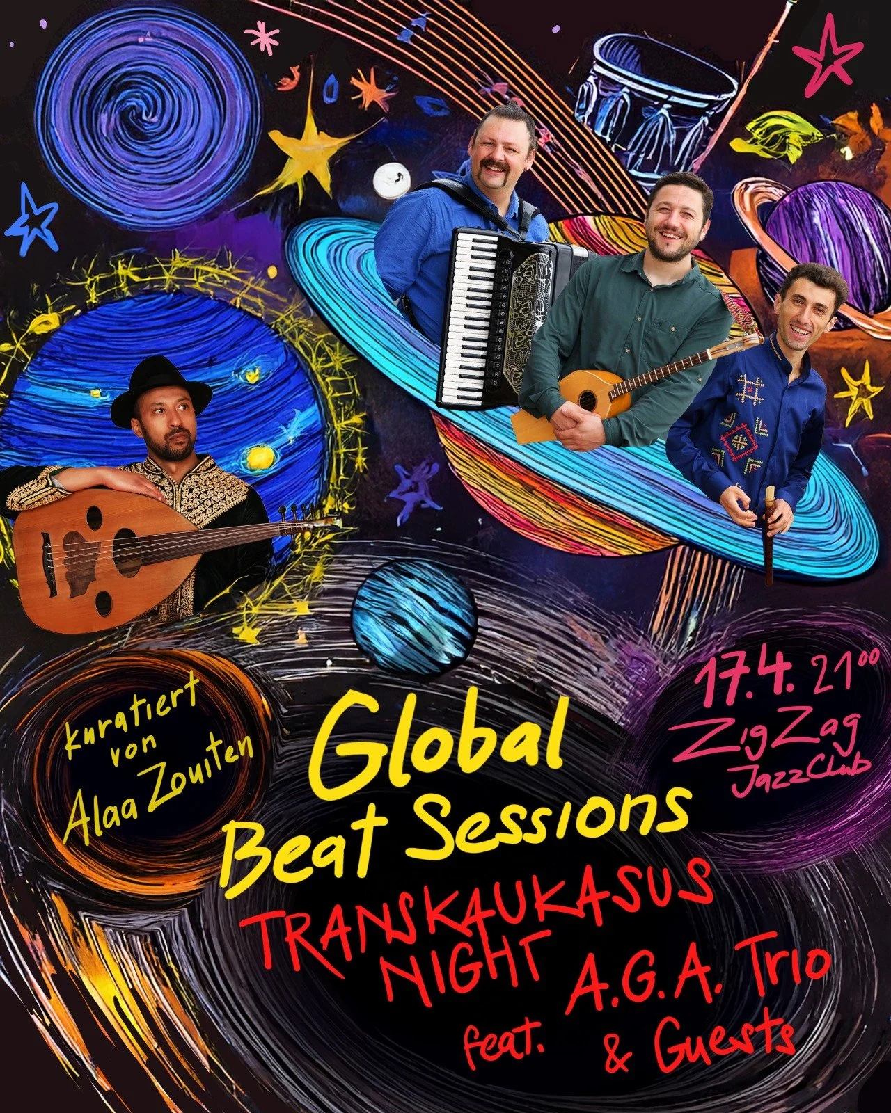 GLOBAL BEAT SESSIONS - Transkaukasus Night with A.G.A. Trio & Guests