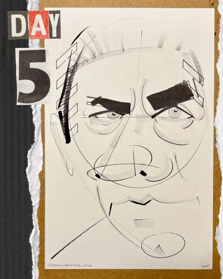 Day 5 ✍️👀 Bela Lugosi&mdash;the definitive Dracula and the face that turned the word &lsquo;vampire&rsquo; into cinema royalty.

Hypnotic stare, haunting charm, timeless gothic horror energy&mdash;cornerstone of classic horror.

#BelaLugosi #Dracula