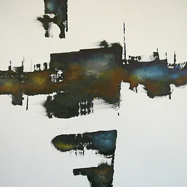   Tectonica #7   oil on board 36”x36”  Collection of Mr. Luke Wertz 