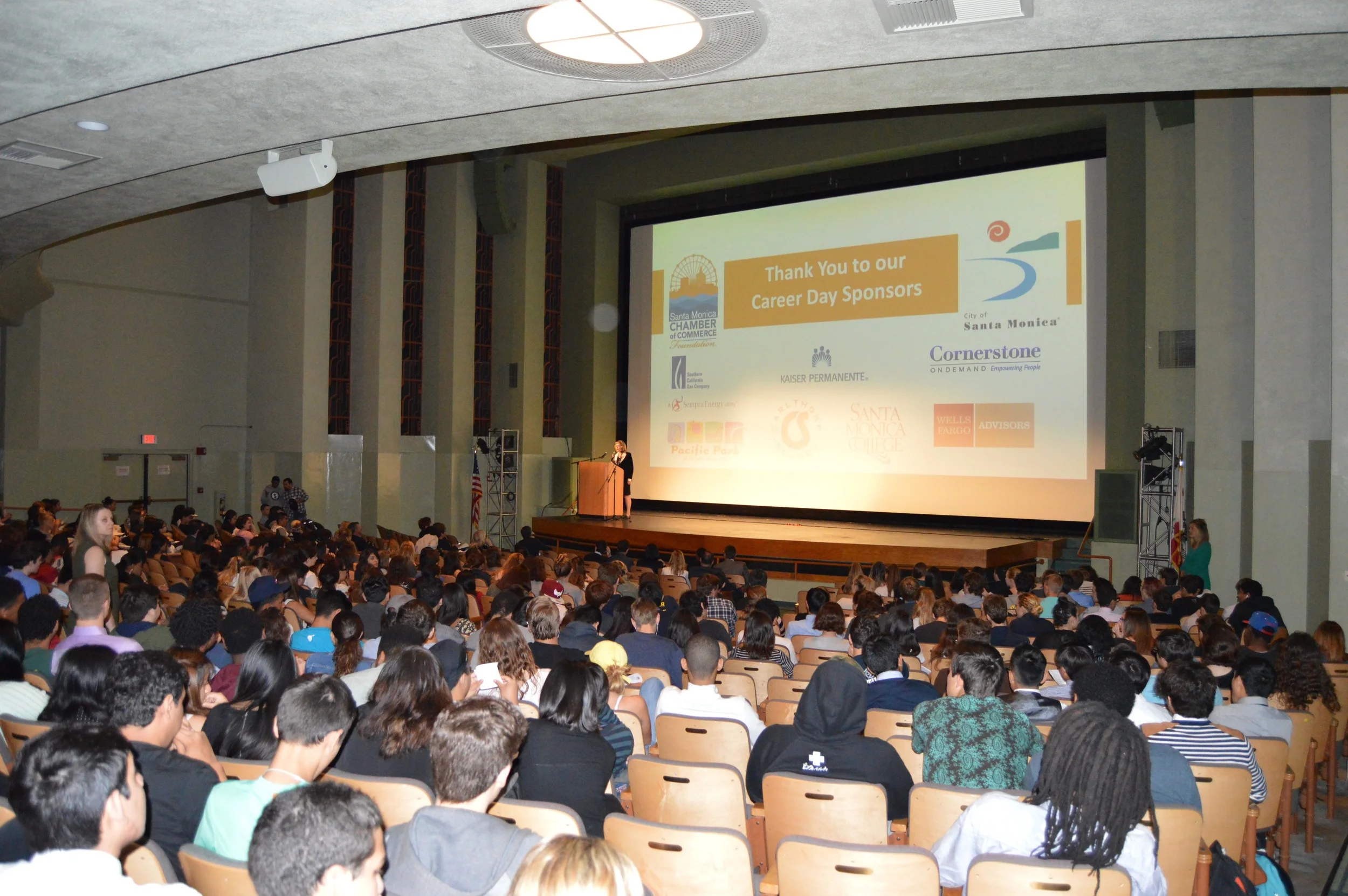 Student Assembly - SAMO Career Day 2015