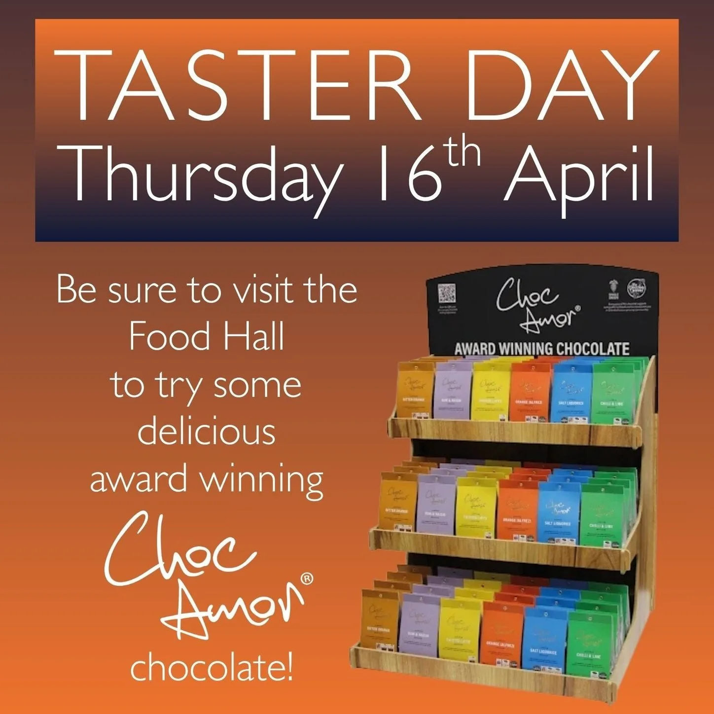 Choc Amor are here!!!😍🍫
Come and say Hi and have a taste 
 #chocamor #crowbrough #lewes #hailsham #brighton #uckfield #smallbusiness #halland #eastsussex #gardencentre