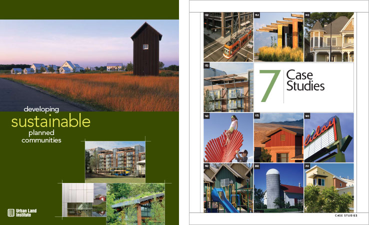 Book Design Portfolio: Architecture, Urban Development Book: Developing Sustainable Planned Communities