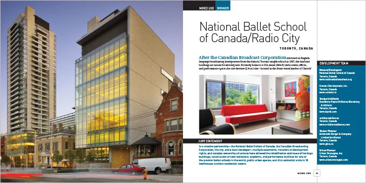 Book Design Portfolio: Architecture, Urban Development Book: ULI Awards Book