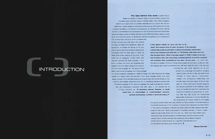 Book Design Portfolio: Media design book: Convergence Design