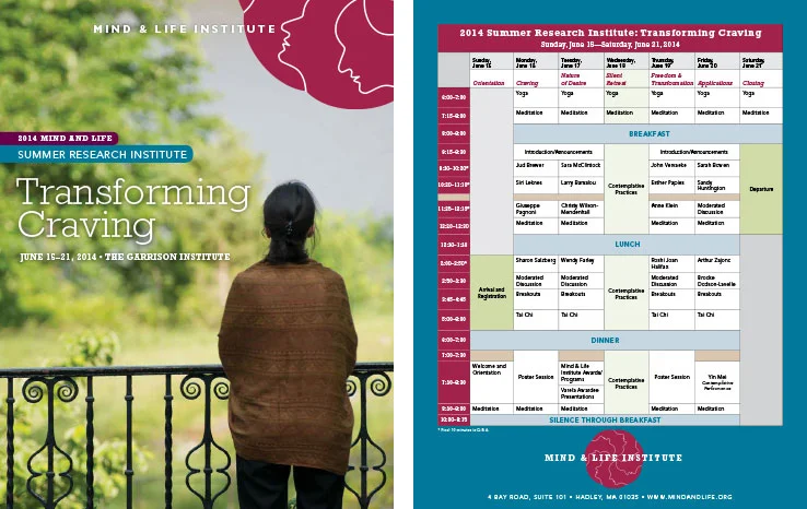 Program & Catalog Design: Summer Research Institute Program: Mind & Life Institute