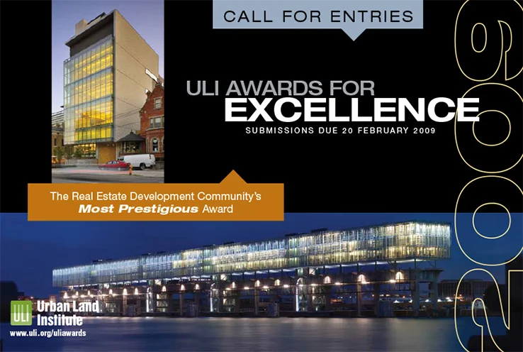 Marketing Collateral Design Portfolio: Direct Mail Card: Urban Land Institute