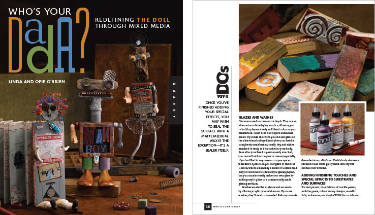 Book Design Portfolio: Arts & Crafts Book: Who's Your Dada