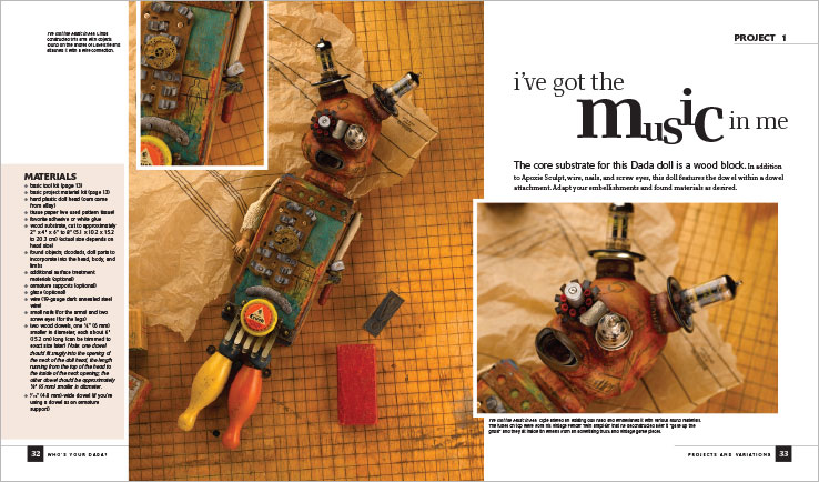Book Design Portfolio: Arts & Crafts Book: Who's Your Dada