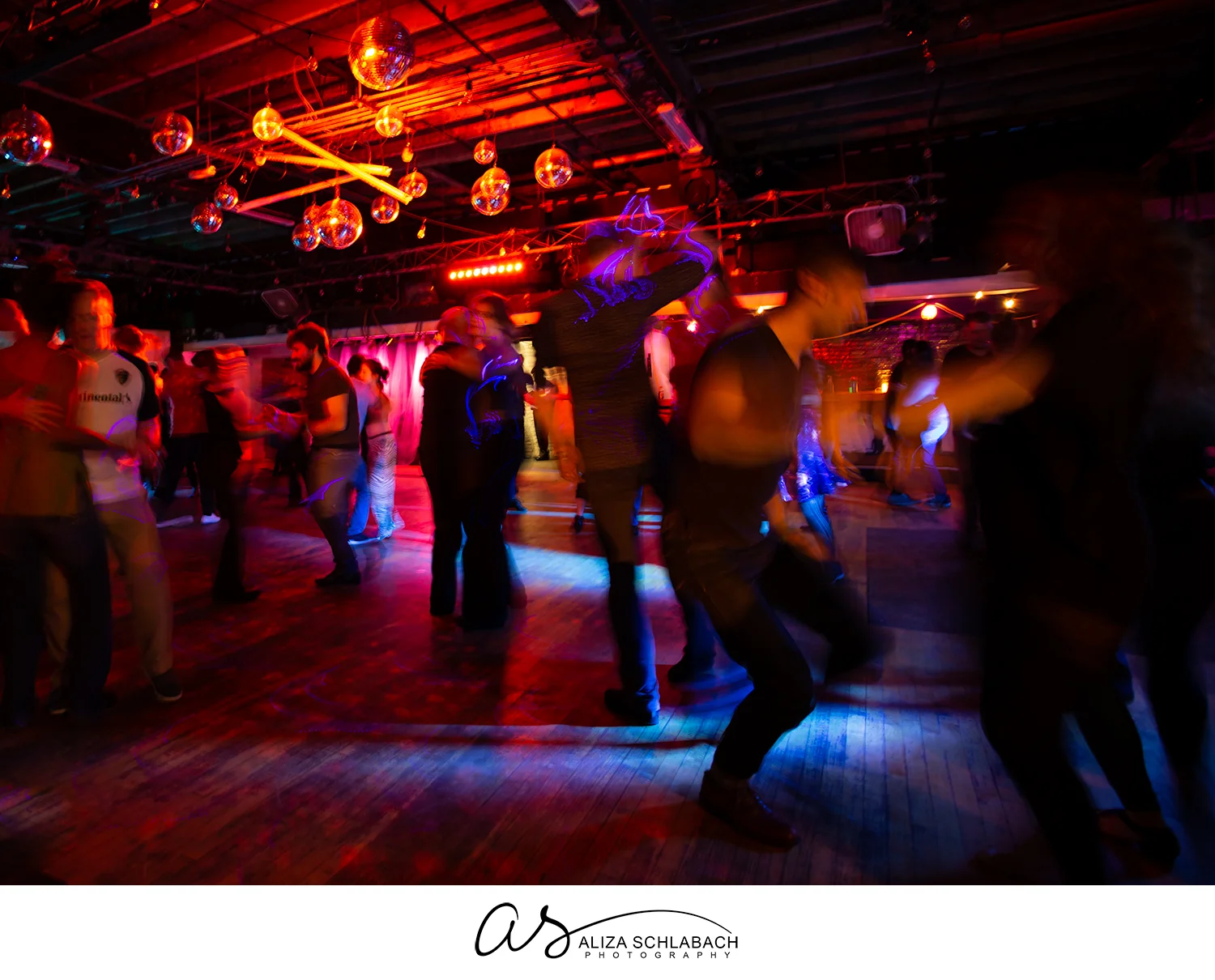Photo showing movement during dance event