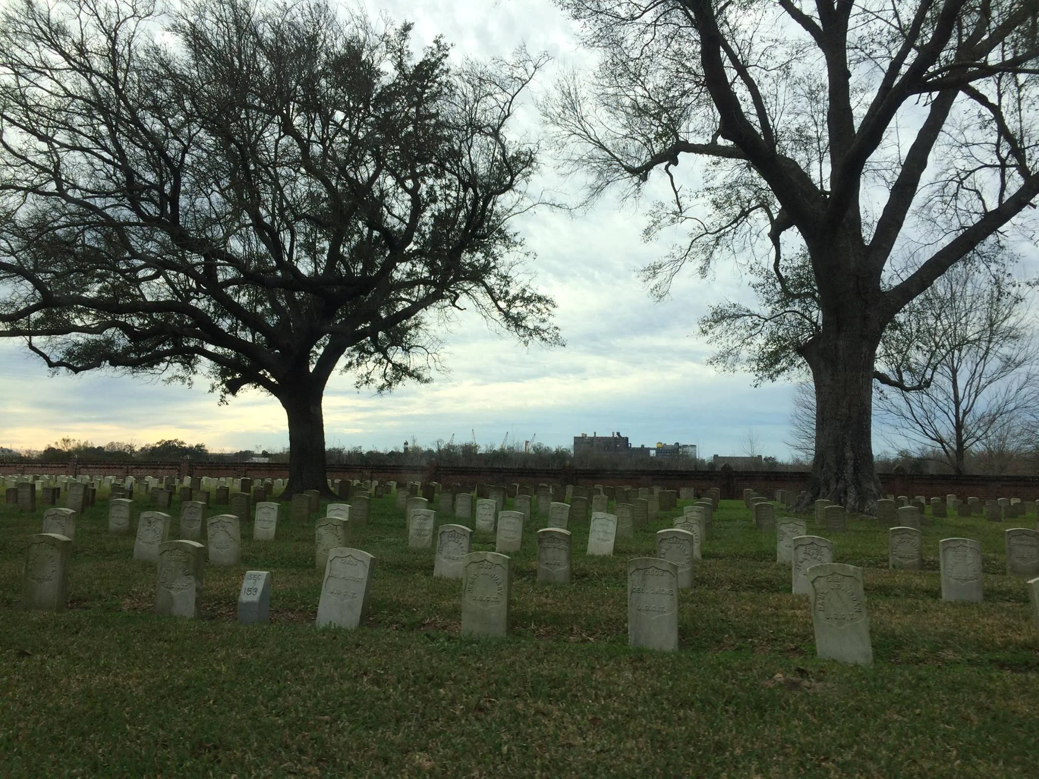 Chalmette National Cemetery in New Orleans.