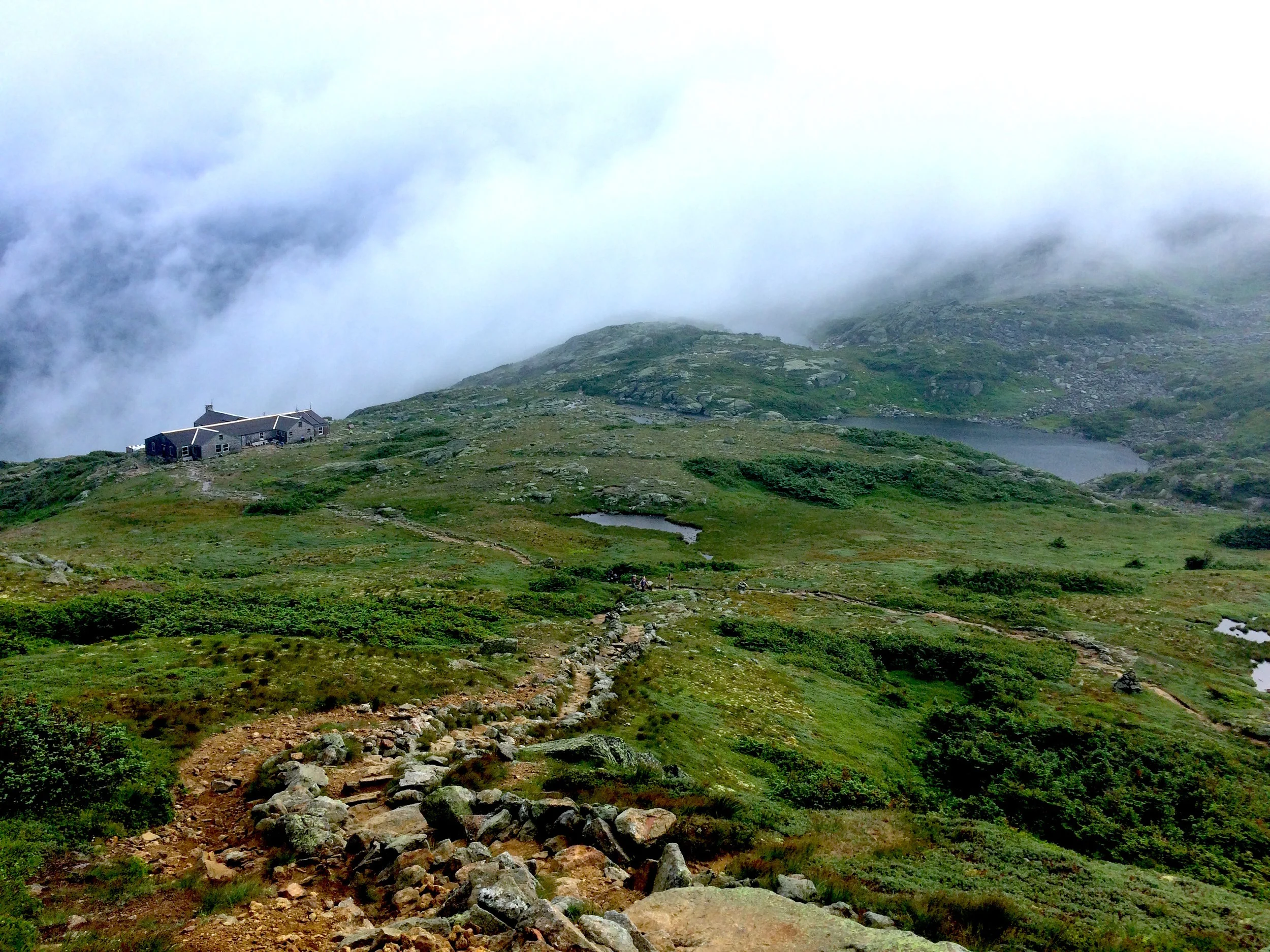 The Lakes of the Clouds Hut in the Presidentials, near where Curtis and Ormsbee succumbed to the elements in 1900.