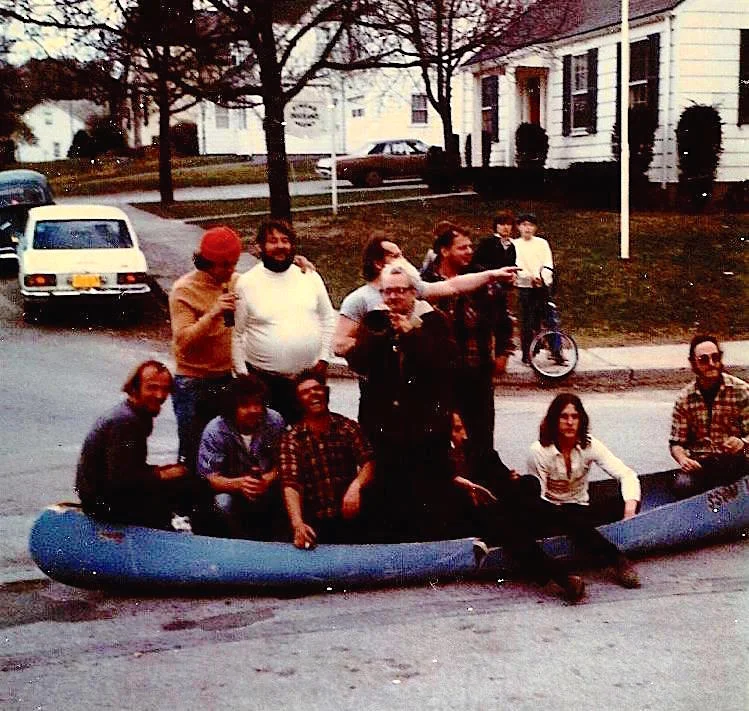 Main Street in Germantown after a canoe race. Photo courtesy of Beth Parks. 