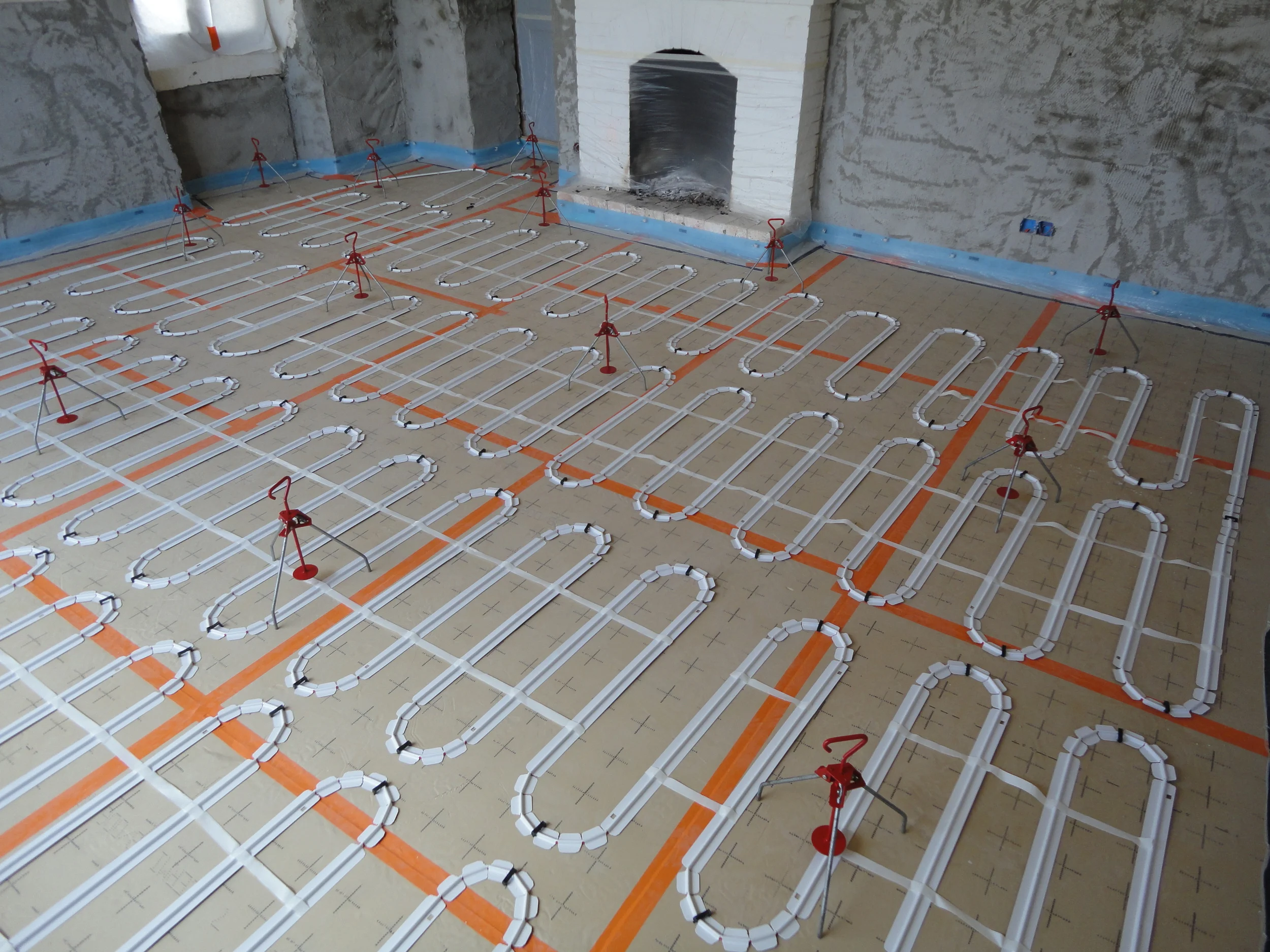 Plancher chanffant par infracable