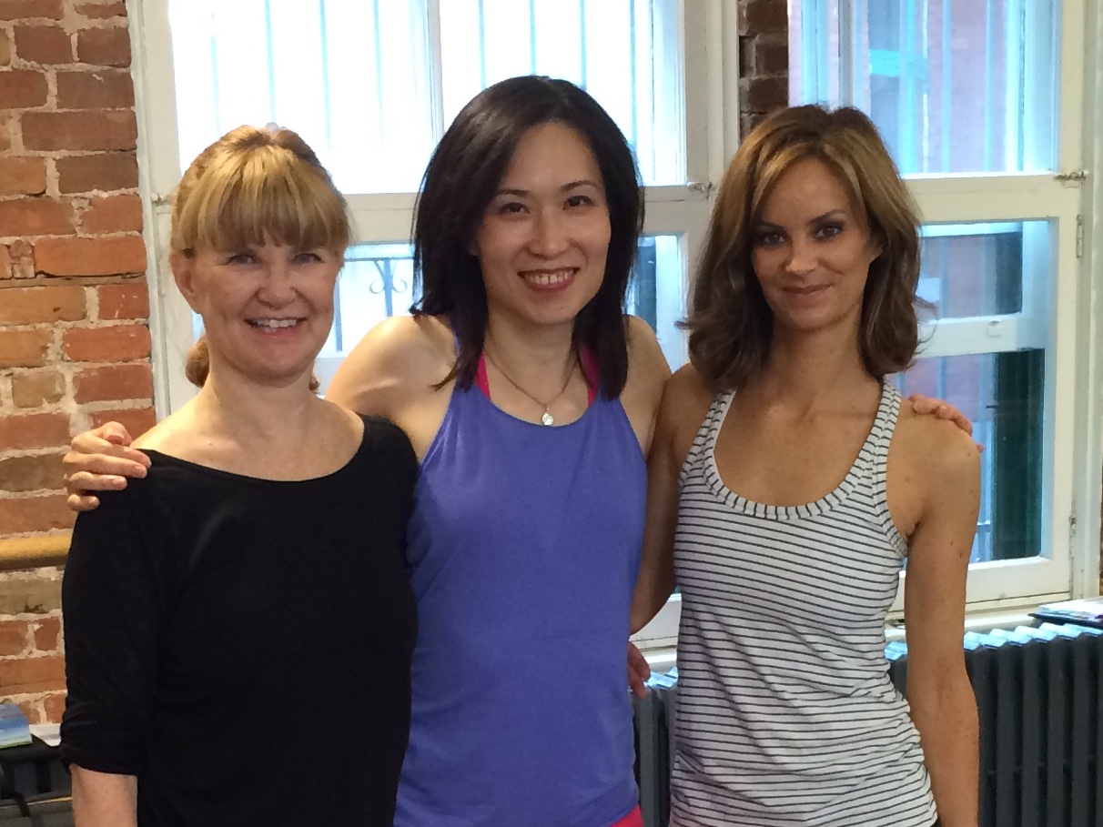 With co-creators Miranda and Sahra Esmonde-White at the level 3 & 4 teachers workshops in Montreal