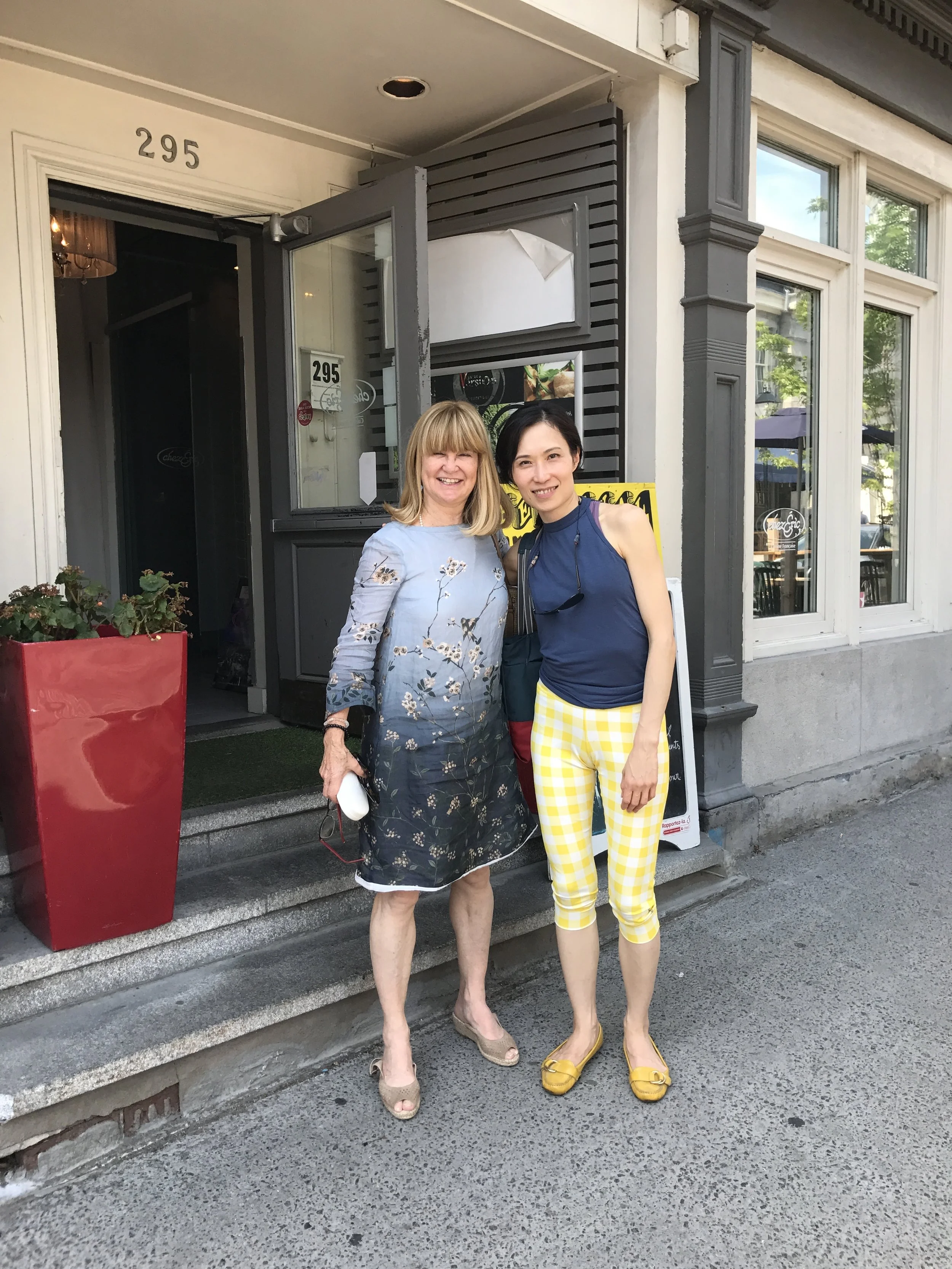  Catching up with Miranda over lunch (August 2017). 