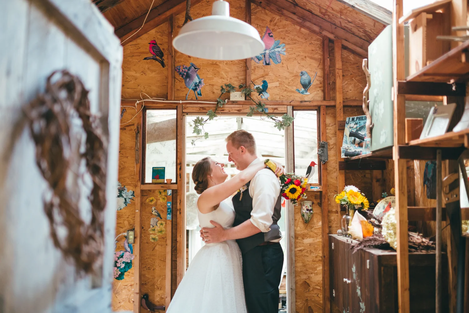 Backyard Wisconsin Wedding