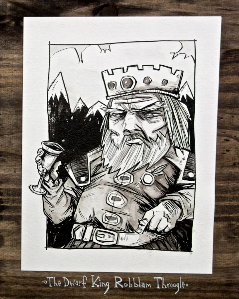 The Dwarf King Robblam Throogle