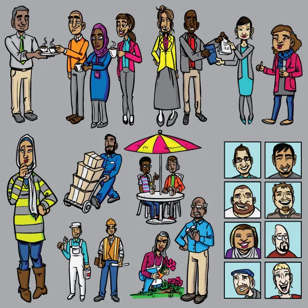 Character Design for E-learning Videos