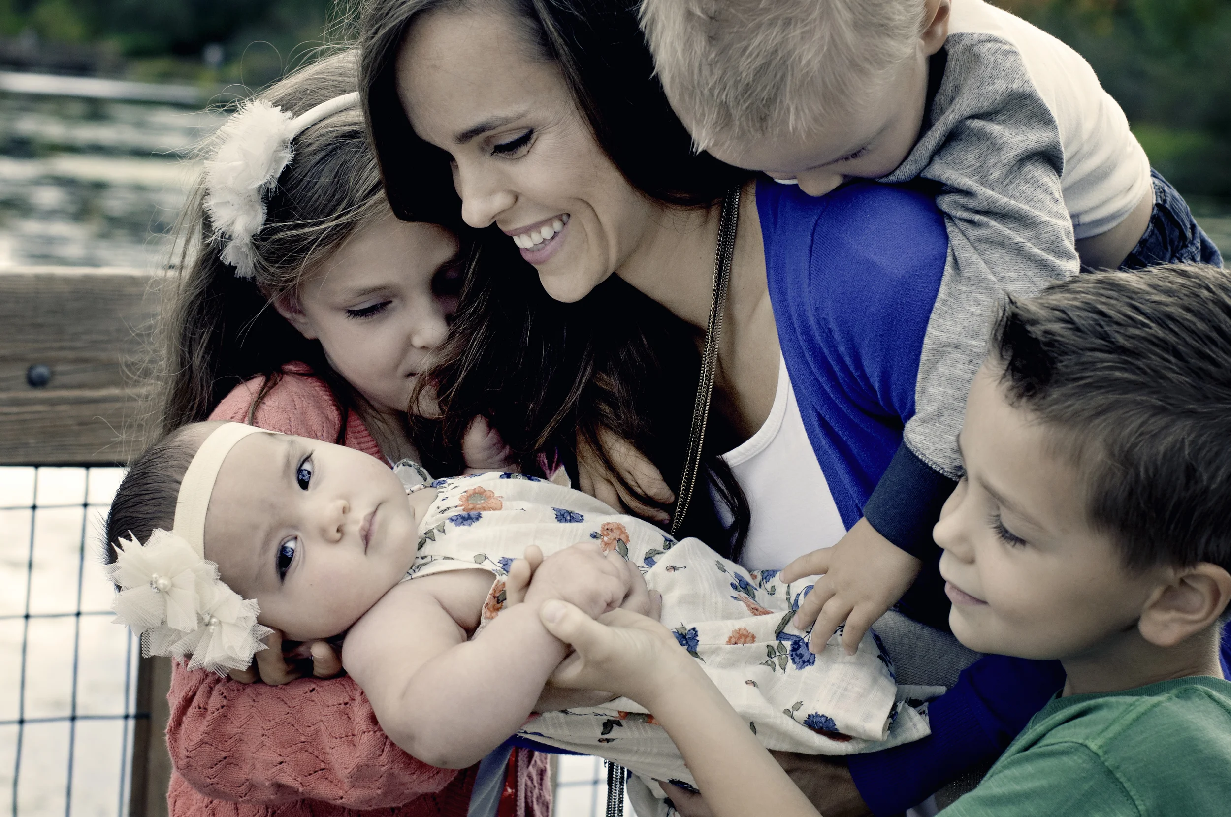 McBride Family-Mom and kids.jpg