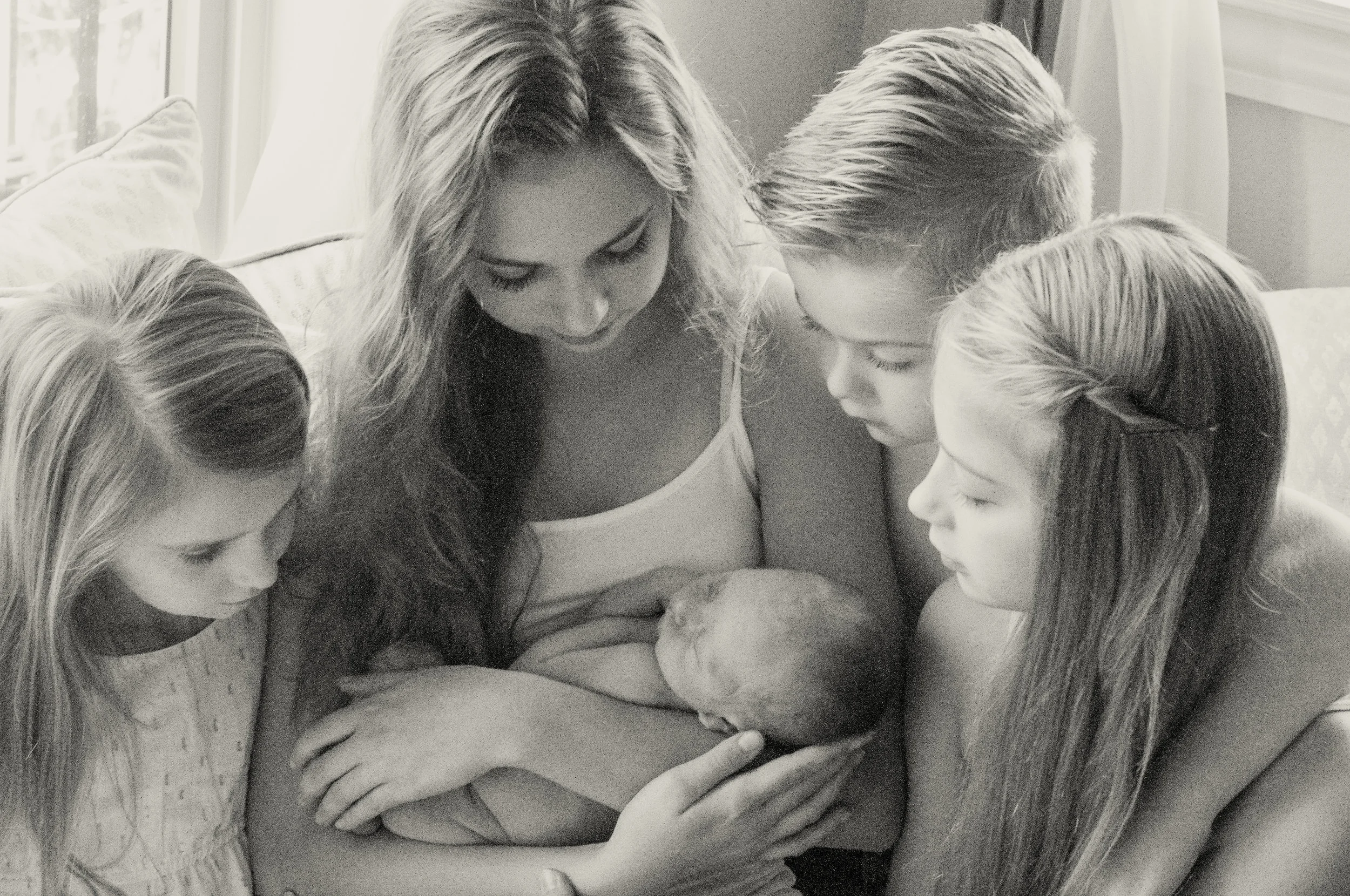 All the kids looking at liam platinum.jpg