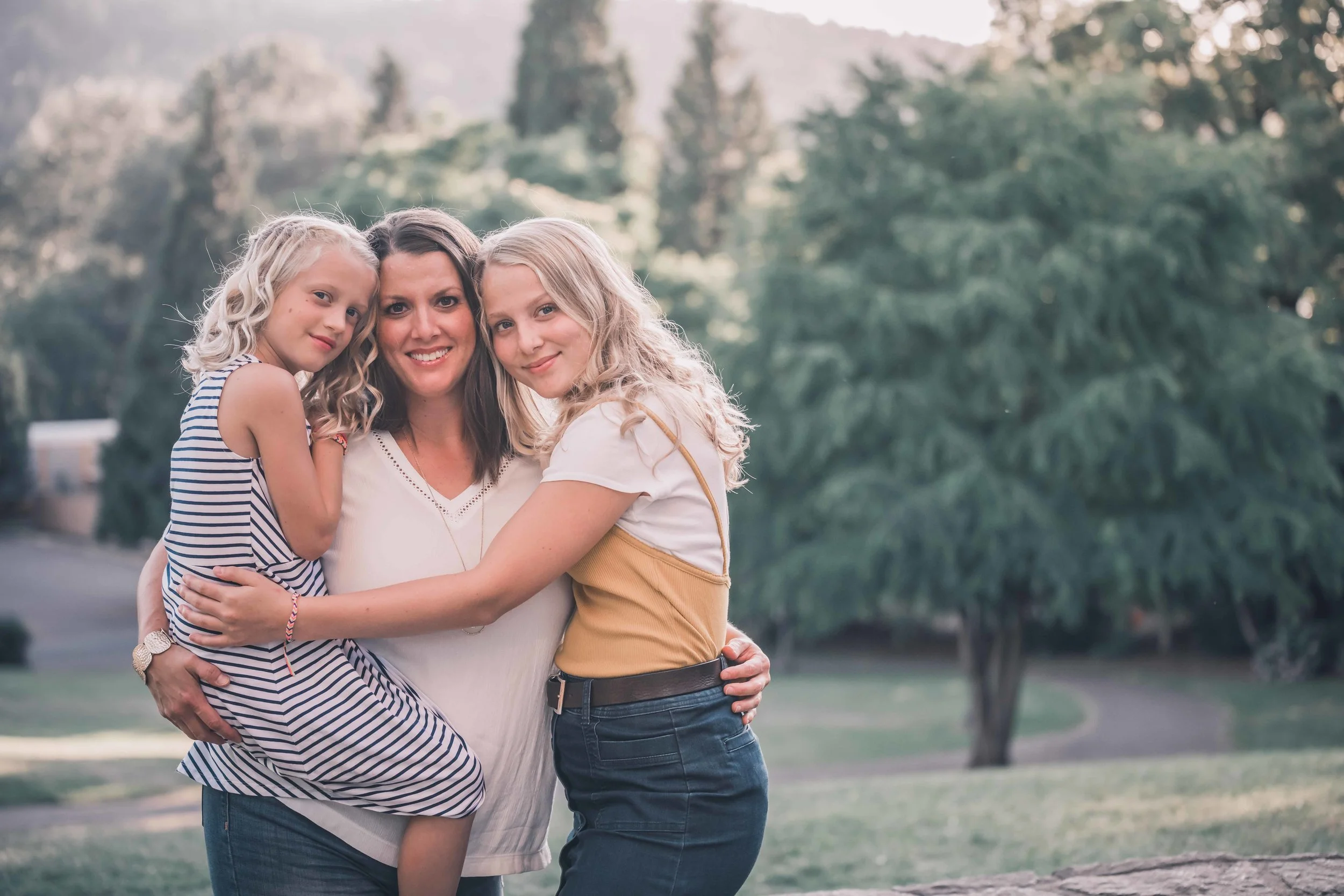 The Ordyna Family at Cathedral Park