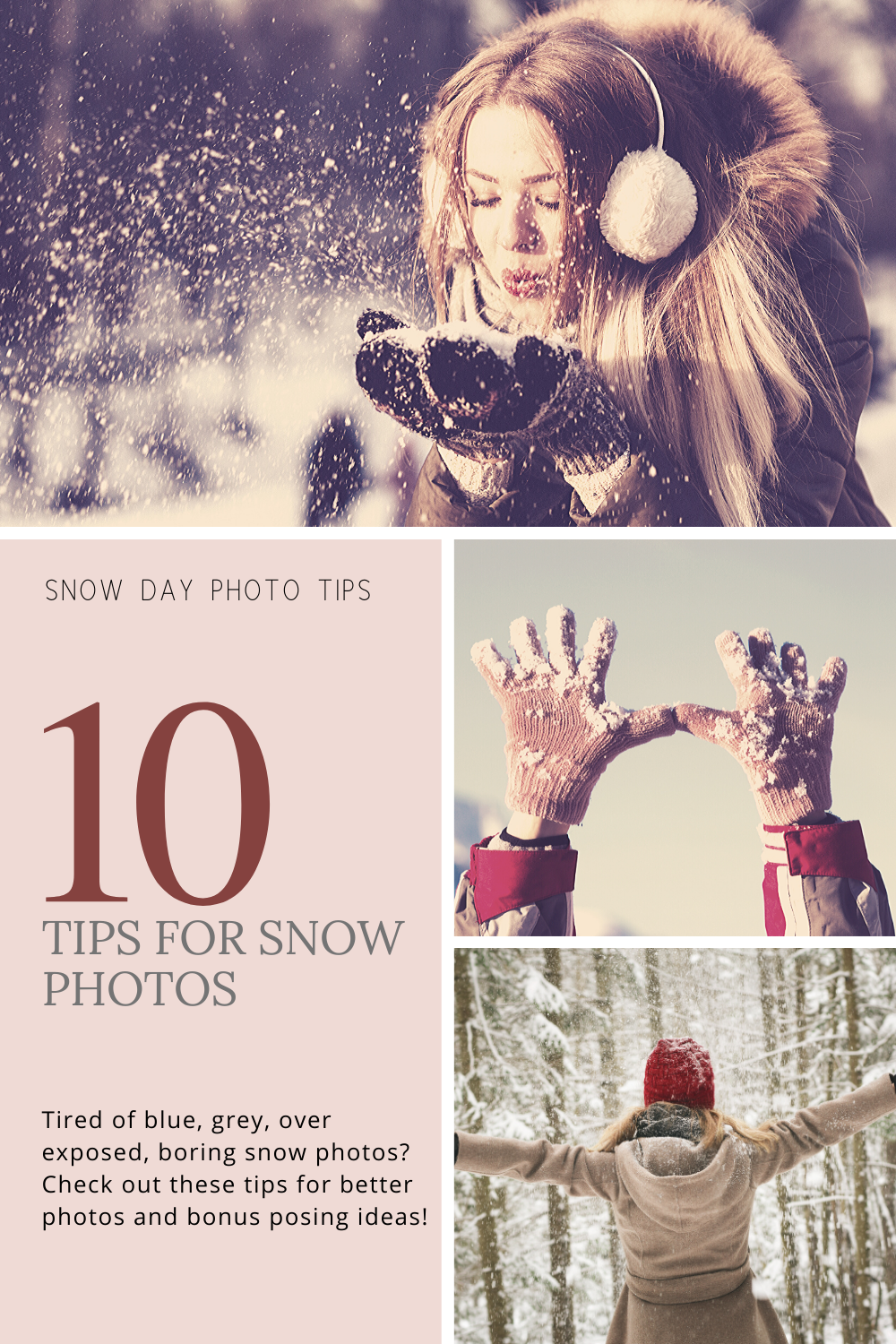 Tips to taking Pretty Pics in the Snow