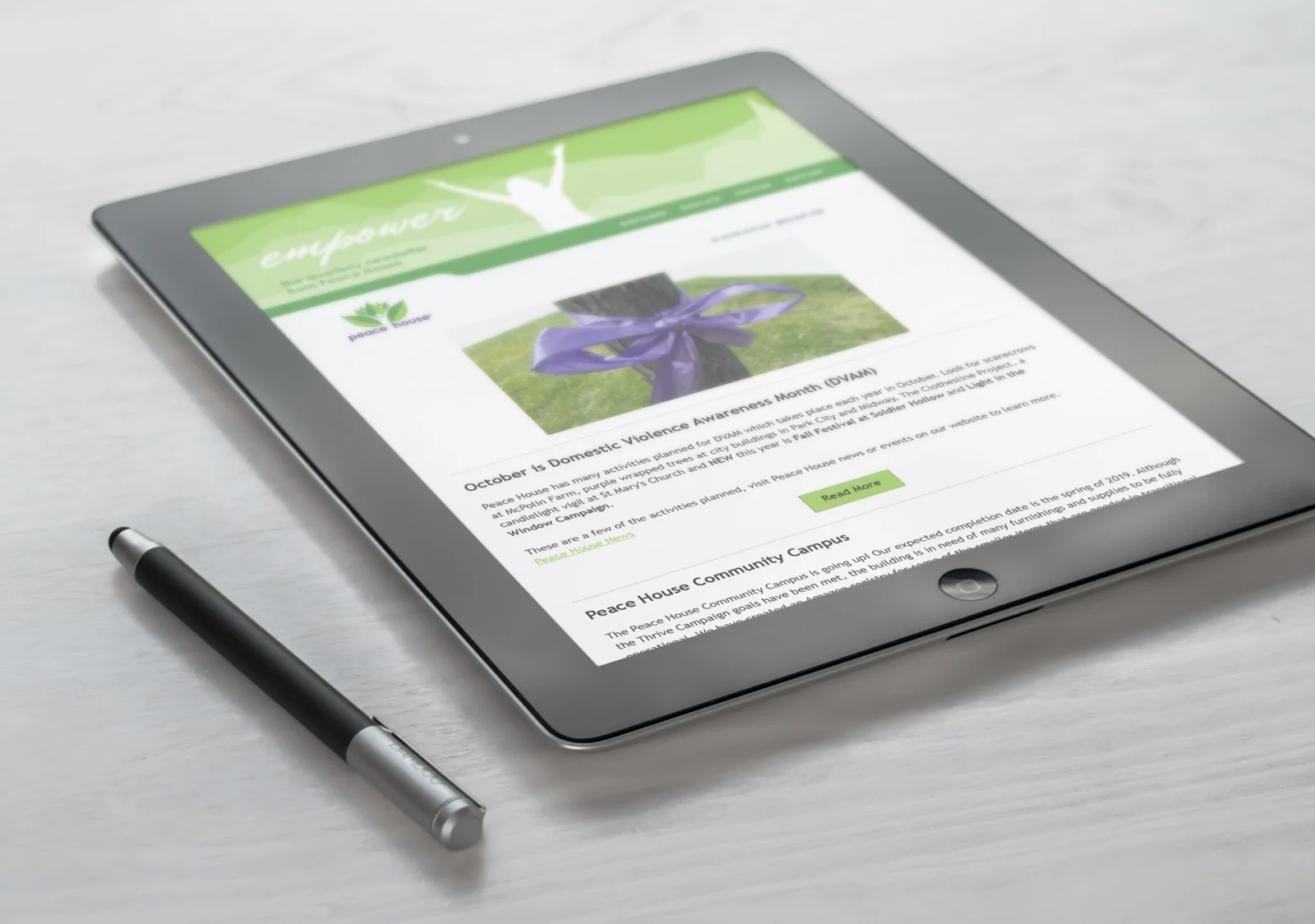 Monthly newsletter
