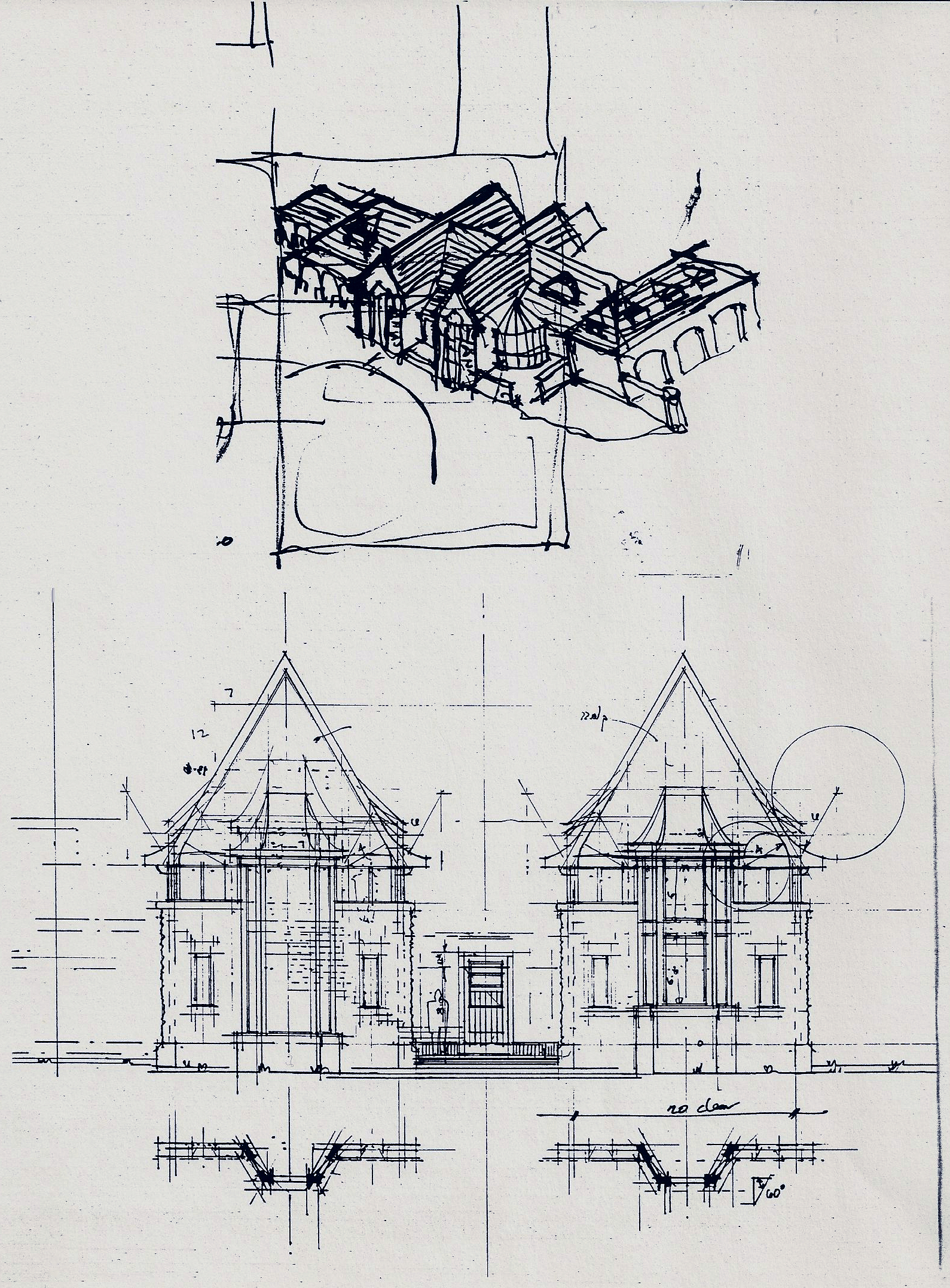 Early conceptual sketches
