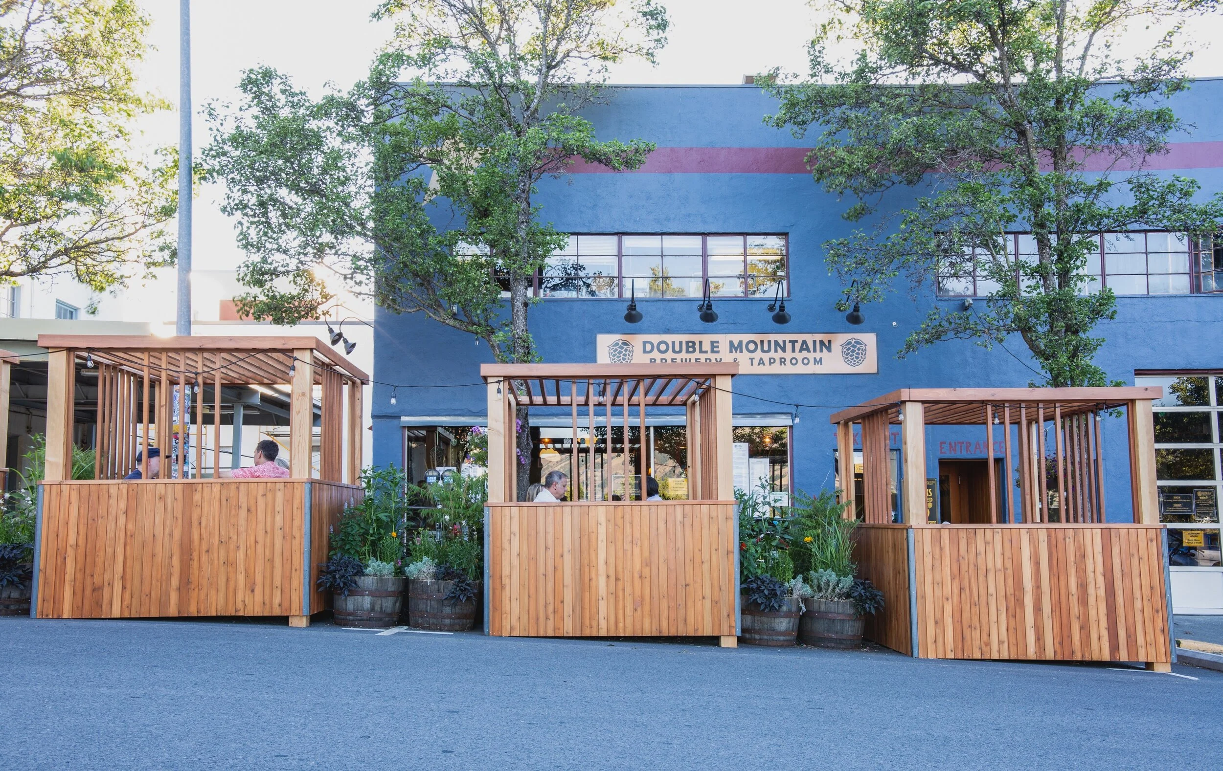 double mountain parklet - hood river, oregon