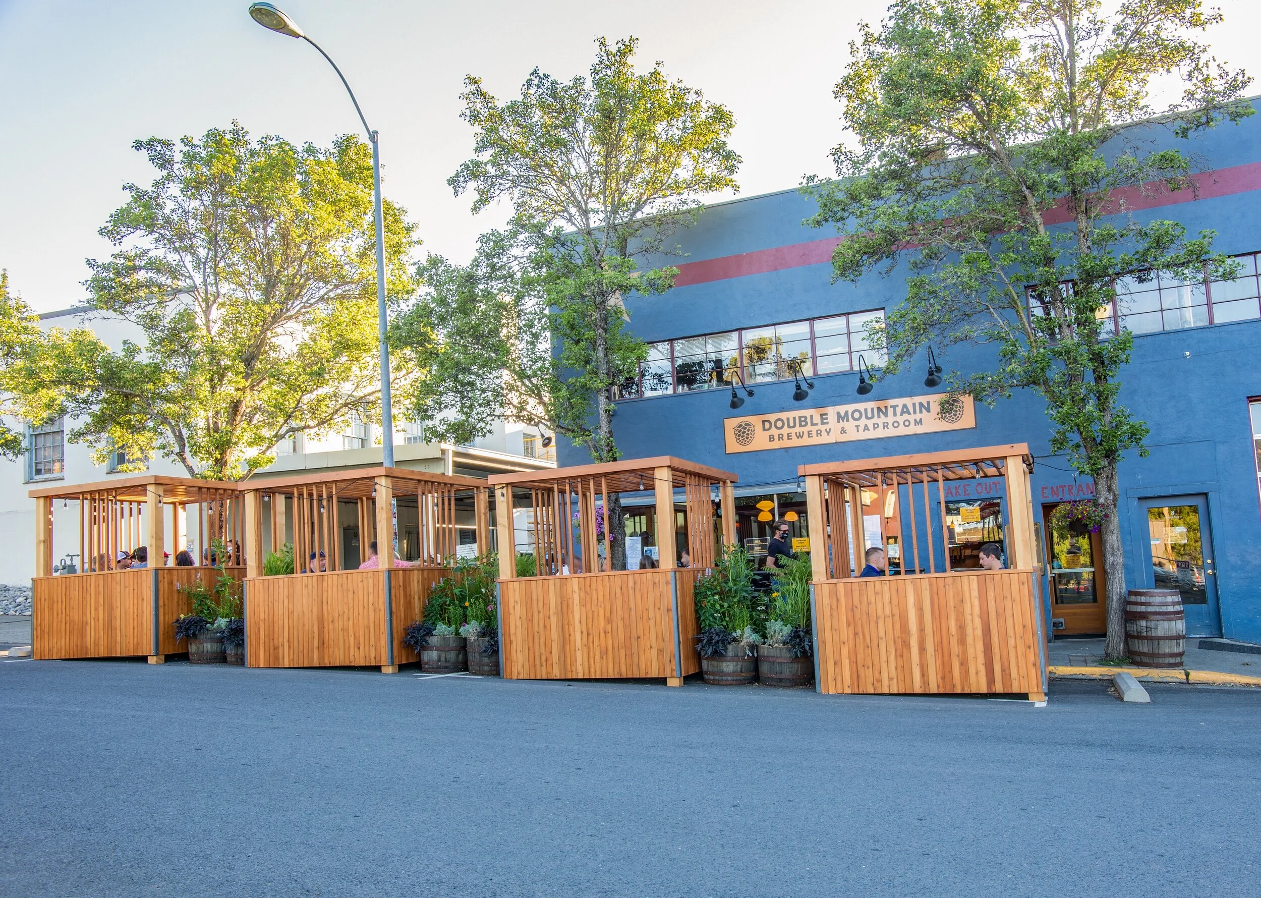 double mountain parklet - hood river, oregon