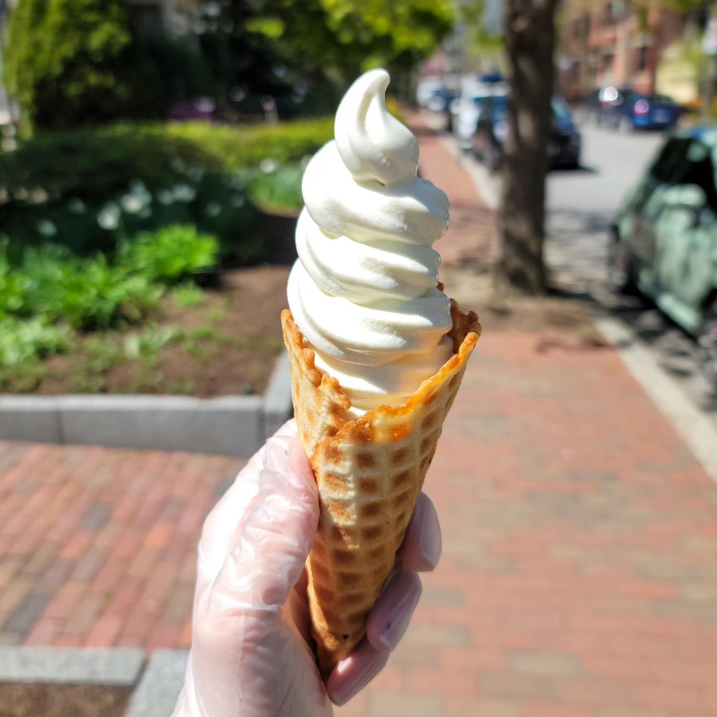 Our soft serve swirl this month is LIME+VANILLA CHEESECAKE!🍦 Made from scratch and with fresh limes (for the Lime side) and vanilla, cream cheese, and lemon juice (for the Vanilla Cheesecake side), this twist is an ultra creamy and tangy twist for t