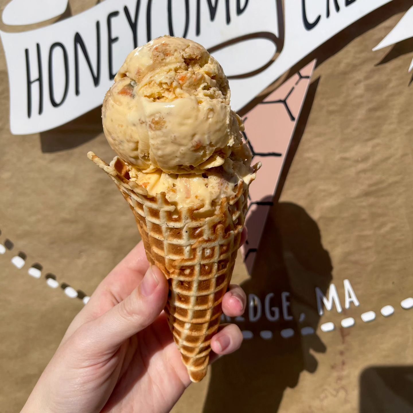 Happy Orthodox Easter and Cinco de Mayo! If you're looking for a sweet treat to celebrate either, we're open from 12-10 today with a cabinet full of tasty flavors. That includes our Easter-appropriate Bunny Tracks ice cream, which we're still scoopin