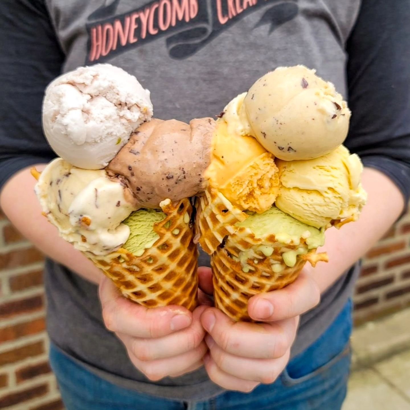 Want to treat your mom to something sweeter than flowers? We got you covered!🍦💐

We're scooping ice cream all day today (12-10 anyway) for you and the moms/maternal figures in your life! Our shop was founded/is owned by a mom, and with several of o