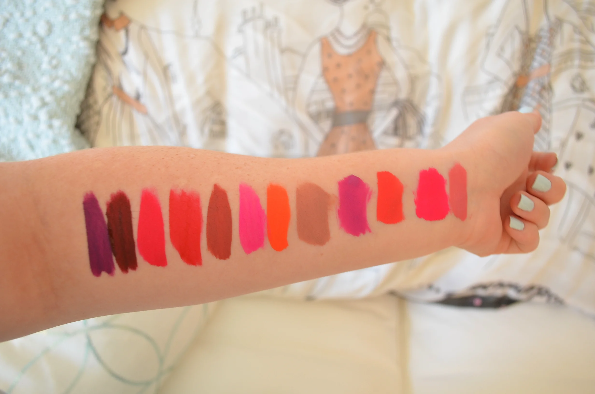 Right to left: 1st base, Highball, Ouiji, Drive-In, Midi, Pacific, Sundae, Bumble, Creeper, Mars, LAX, and Creeper 