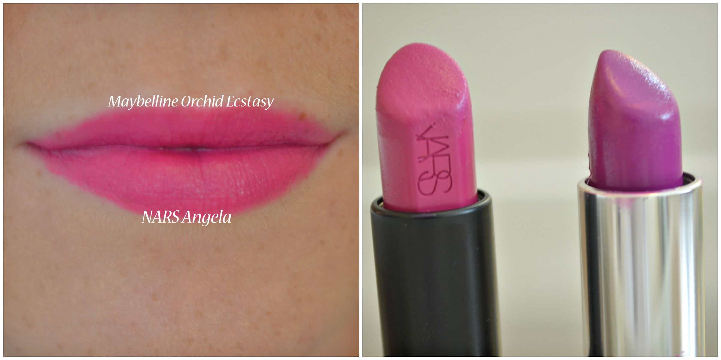 Maybelline $4.99 & NARS Audacious Lipstick $32.00