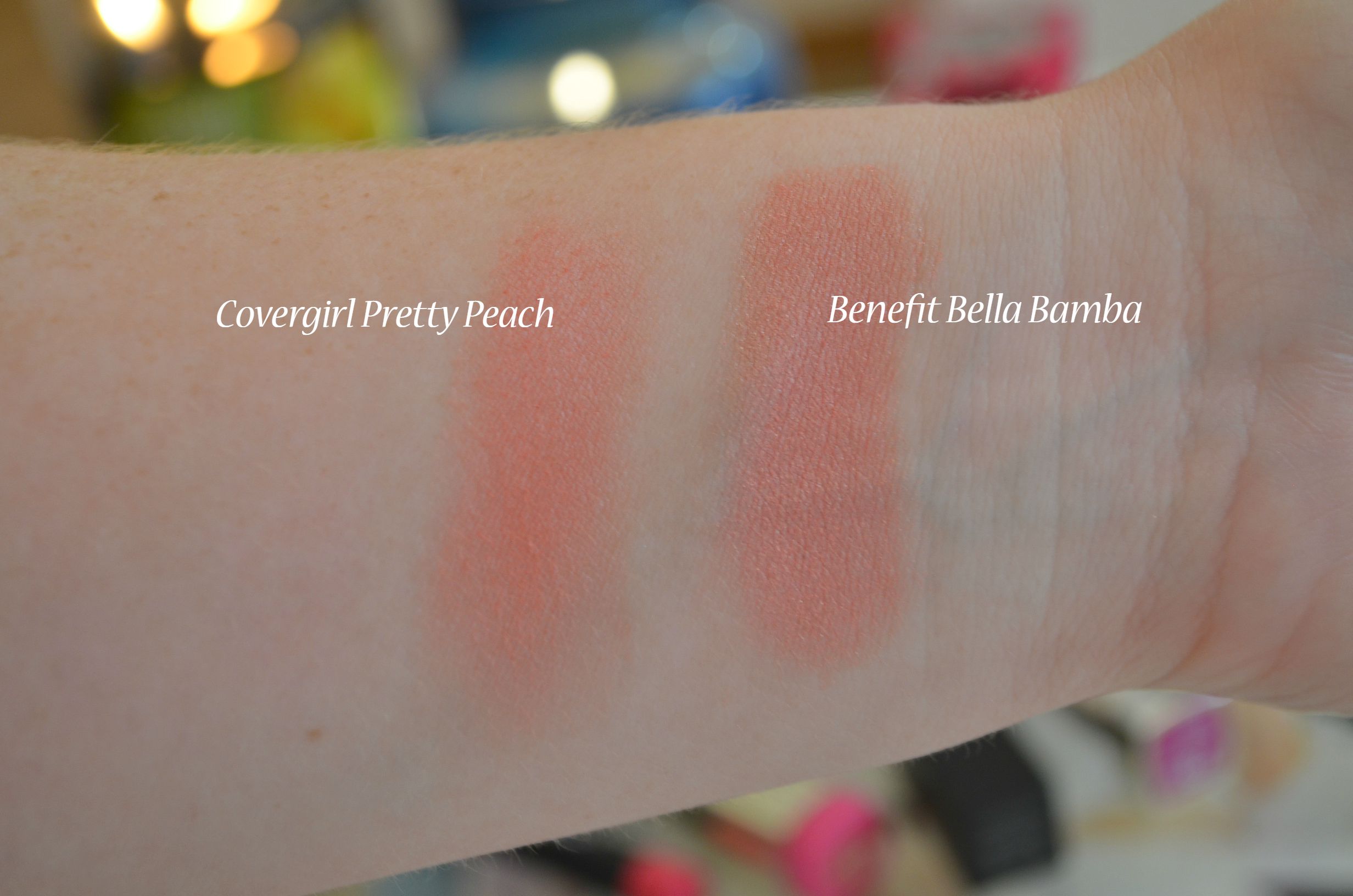 Covergirl $4.99 and Benefit $28.00