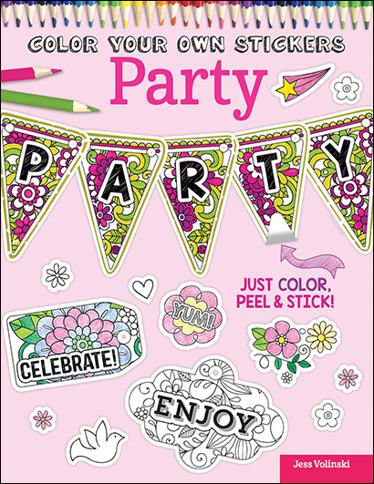 Color You Own Stickers: Party