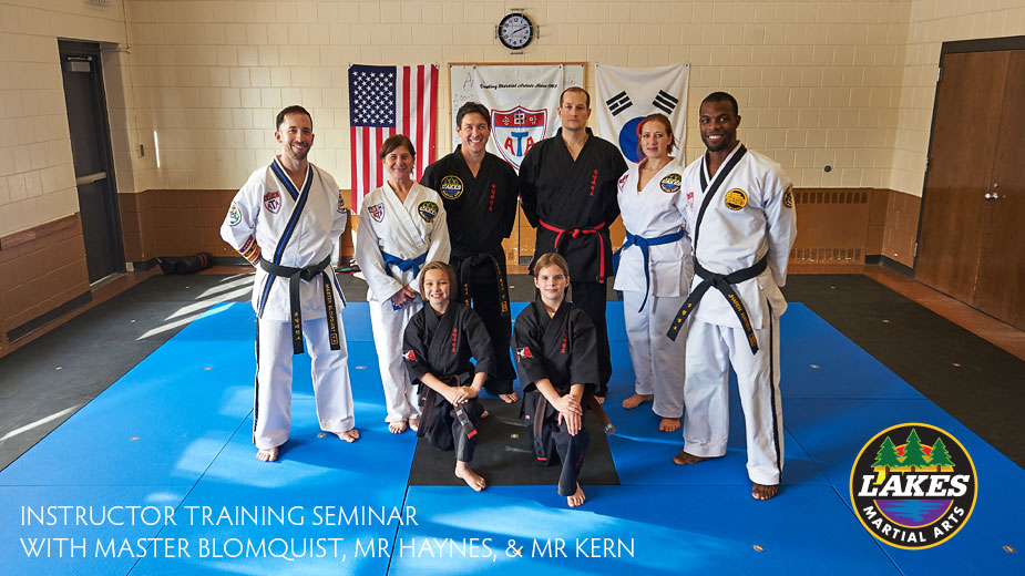 On Saturday, Lakes Martial Arts held an all-day Instructor Leadership Training Seminar at their new location, the Armatage Recreation Center. 
