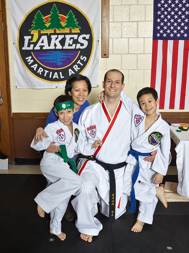 Congrats to the Hogen-Chin on their first black belt! I see three more black belts in your future! This family believes that families that kick together, stick together!