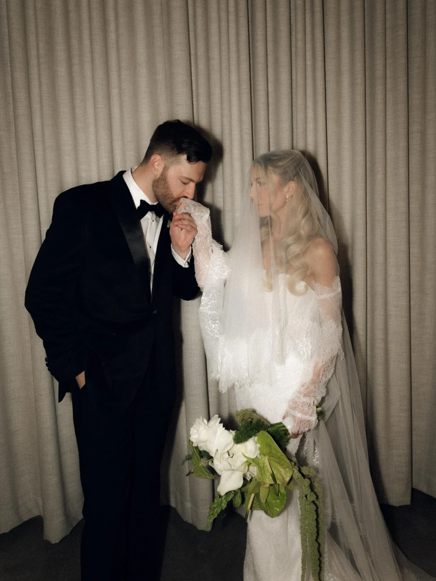 our bride ariel, head to toe in @mwlbride &mdash; a vision, truly.