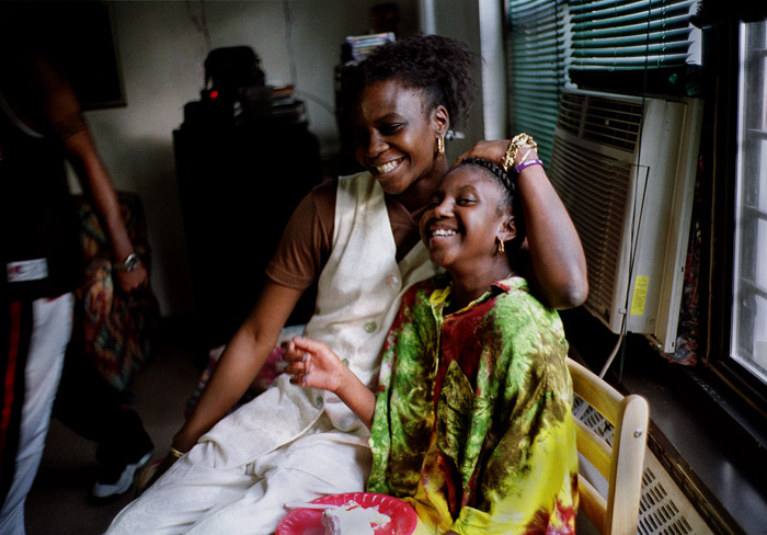 With her mother Christine, Shavonna is at ease and playful in the few weeks before school ends for the summer. At the summer break, Shavonna's doctors will place her on the transplant list.