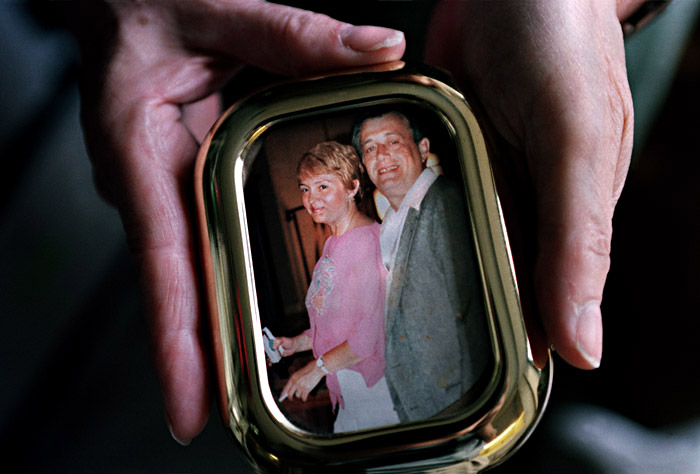 Saul and Joan in happier times. "Lots of red meat and smoking in those years," Saul later recalled.