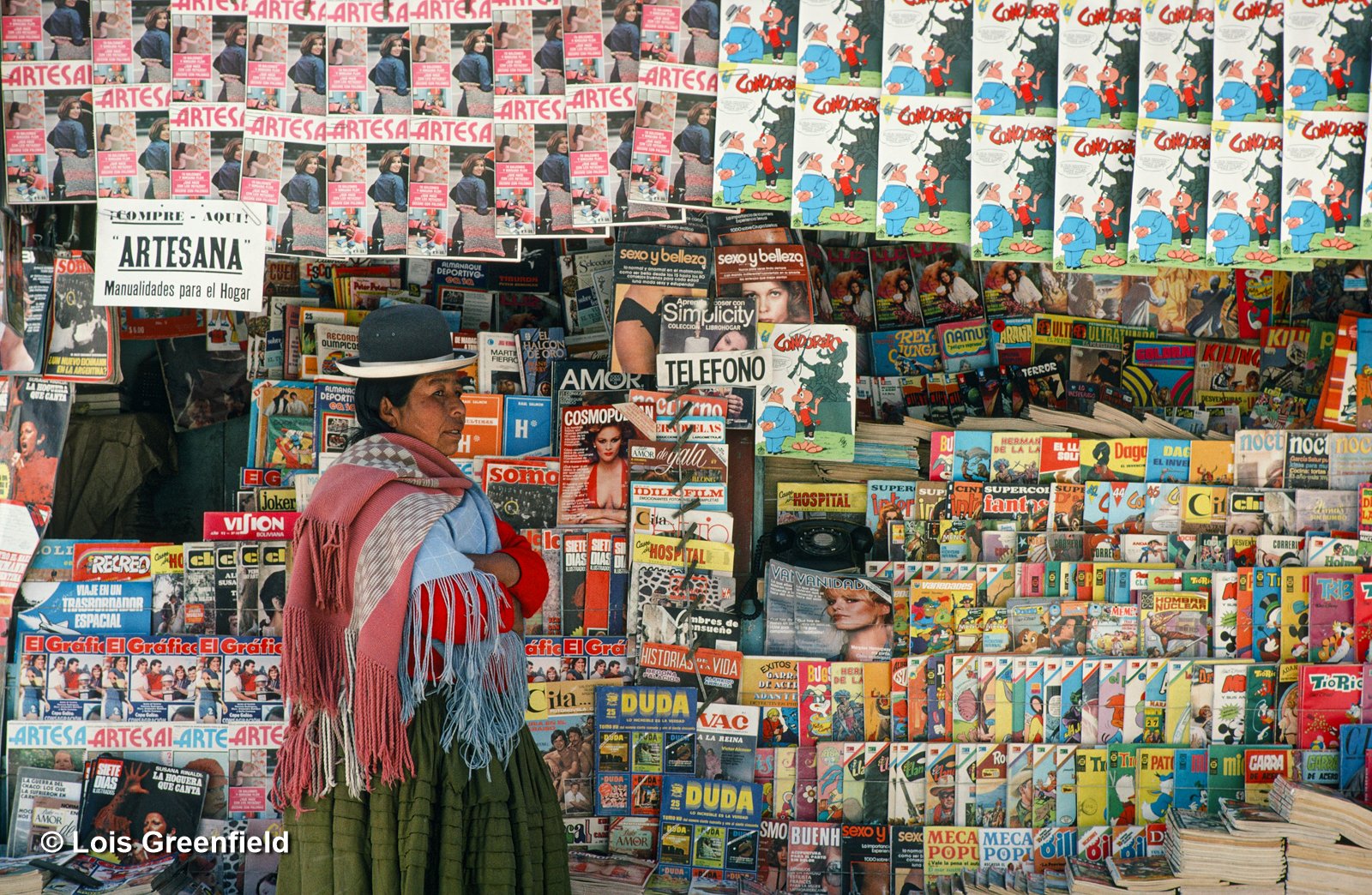 Newspaper Woman, Bolivia